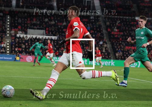 Eindhoven, 27 Januari 2023 
PSV-Almere City, eindstand 2-0
Noa Lang
