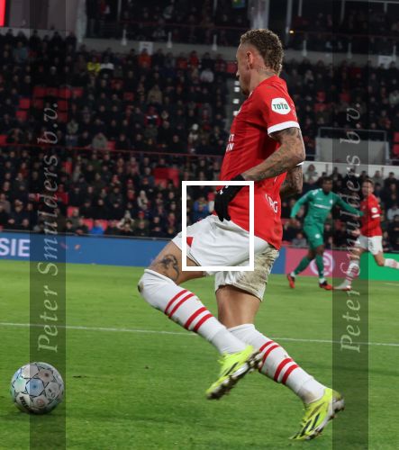 Eindhoven, 27 Januari 2023 
PSV-Almere City, eindstand 2-0
Noa Lang