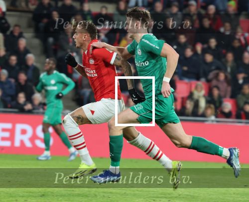 Eindhoven, 27 Januari 2023 
PSV-Almere City, eindstand 2-0
Noa Lang