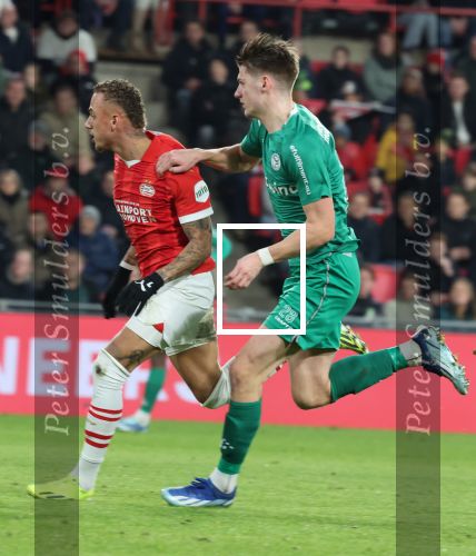 Eindhoven, 27 Januari 2023 
PSV-Almere City, eindstand 2-0
Noa Lang