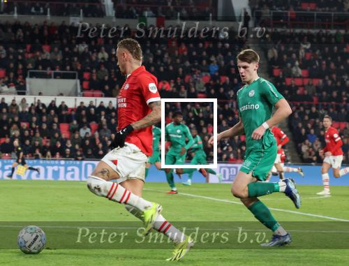 Eindhoven, 27 Januari 2023 
PSV-Almere City, eindstand 2-0
Noa Lang