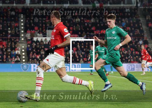 Eindhoven, 27 Januari 2023 
PSV-Almere City, eindstand 2-0
Noa Lang