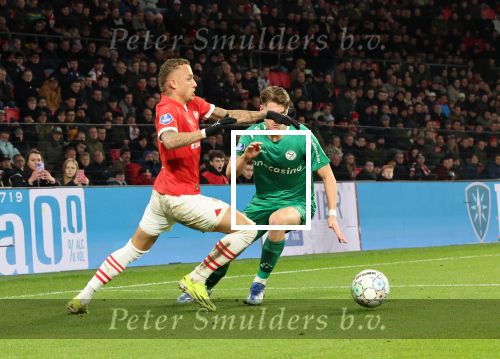 Eindhoven, 27 Januari 2023 
PSV-Almere City, eindstand 2-0
Noa Lang