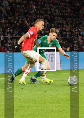Eindhoven, 27 Januari 2023 
PSV-Almere City, eindstand 2-0
Noa Lang