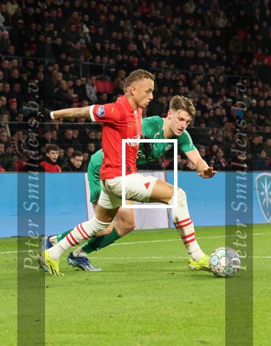 Eindhoven, 27 Januari 2023 
PSV-Almere City, eindstand 2-0
Noa Lang