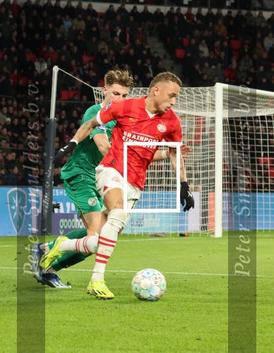 Eindhoven, 27 Januari 2023 
PSV-Almere City, eindstand 2-0
Noa Lang
