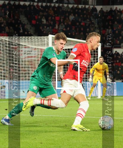 Eindhoven, 27 Januari 2023 
PSV-Almere City, eindstand 2-0
Noa Lang