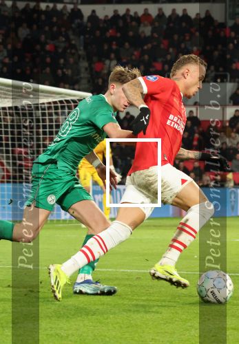 Eindhoven, 27 Januari 2023 
PSV-Almere City, eindstand 2-0
Noa Lang