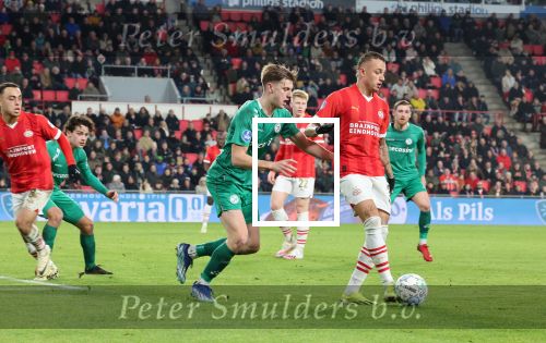 Eindhoven, 27 Januari 2023 
PSV-Almere City, eindstand 2-0
Noa Lang