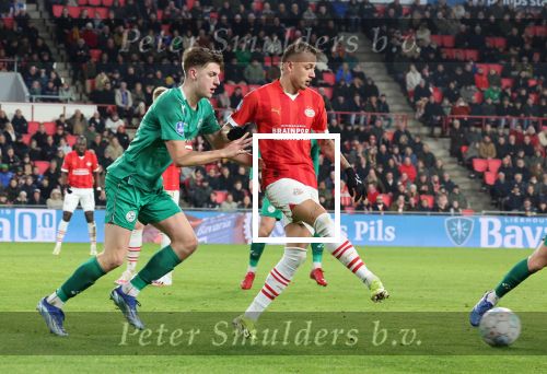 Eindhoven, 27 Januari 2023 
PSV-Almere City, eindstand 2-0
Noa Lang