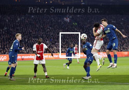 Amsterdam, 3 Februari 2024 AJAX-PSV, eindstand 1-1
Kompetitie Seizoen 2023-2024
Olivier Boscagli en Josip Sutalo
