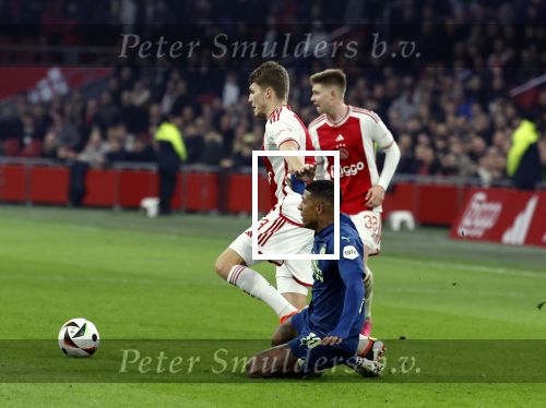 Amsterdam, 3 Februari 2024 AJAX-PSV, eindstand 1-1
Kompetitie Seizoen 2023-2024
Patrick v Aanholt en Anton Gaaei