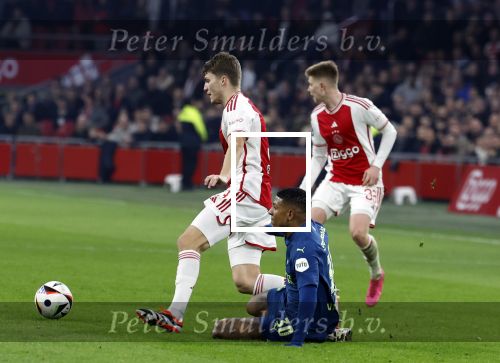 Amsterdam, 3 Februari 2024 AJAX-PSV, eindstand 1-1
Kompetitie Seizoen 2023-2024
Patrick v Aanholt en Anton Gaaei
