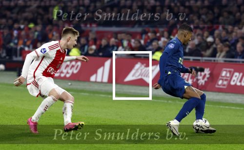 Amsterdam, 3 Februari 2024 AJAX-PSV, eindstand 1-1
Kompetitie Seizoen 2023-2024
Patrick v Aanholt en Kristian Hlynsson