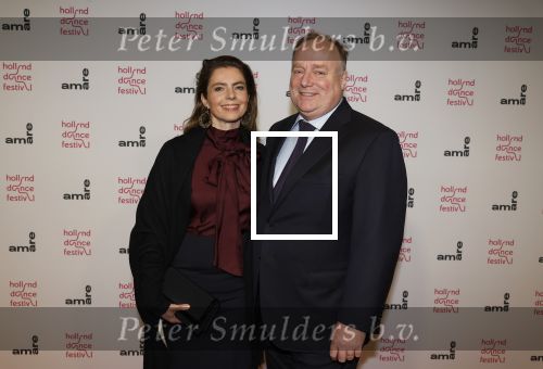 Den Haag 24 januari 2024
Holland dance Festival in Den Haag. Prins carlos met zijn vrouw Prinses Annemarie.