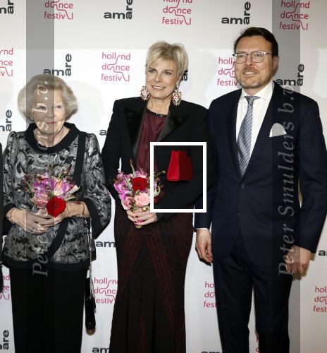 Den Haag 24 januari 2024
Holland dance Festival in Den Haag. Prinses Beatrix kwam samn met zoon Prins Constantijn en Prinses Laurentien .