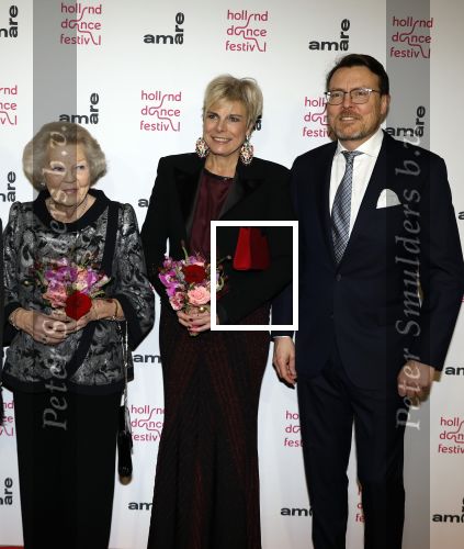 Den Haag 24 januari 2024
Holland dance Festival in Den Haag. Prinses Beatrix kwam samn met zoon Prins Constantijn en Prinses Laurentien .