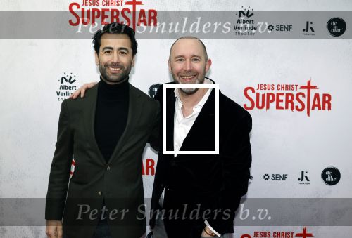 Amsterdam 21 januari 2024
Premiere Jesus Christ Superstar in het DeLaMar theater. Ramon mesman met een kennis