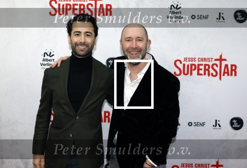 Amsterdam 21 januari 2024
Premiere Jesus Christ Superstar in het DeLaMar theater. Ramon mesman met een kennis