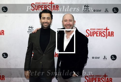 Amsterdam 21 januari 2024
Premiere Jesus Christ Superstar in het DeLaMar theater. Ramon mesman met een kennis