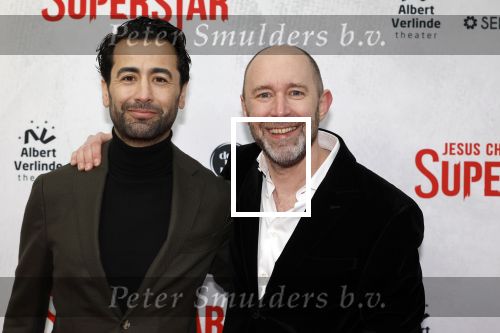 Amsterdam 21 januari 2024
Premiere Jesus Christ Superstar in het DeLaMar theater. Ramon mesman met een kennis