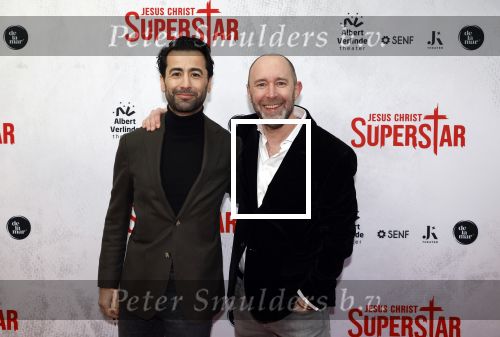 Amsterdam 21 januari 2024
Premiere Jesus Christ Superstar in het DeLaMar theater. Ramon mesman met een kennis