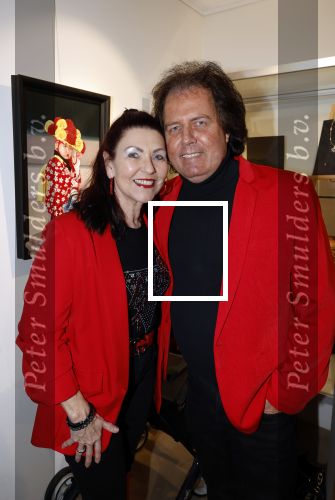 Laren 13 februari 2024
Presentatie nieuwe magazine van Niclole des Bouvrie in het Rosa Spier huis. Rene Le Blanc kwam met zijn  partner Jolanda
