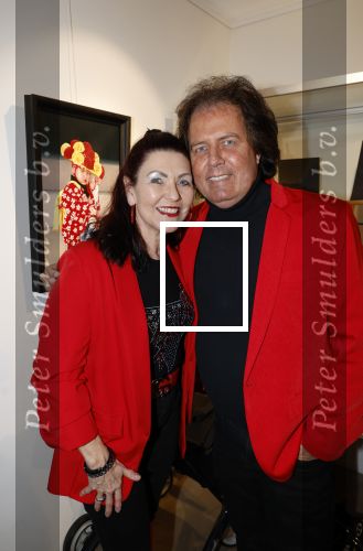 Laren 13 februari 2024
Presentatie nieuwe magazine van Niclole des Bouvrie in het Rosa Spier huis. Rene Le Blanc kwam met zijn  partner Jolanda