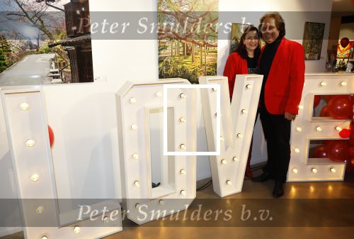 Laren 13 februari 2024
Presentatie nieuwe magazine van Niclole des Bouvrie in het Rosa Spier huis. Rene Le Blanc kwam met zijn  partner Jolanda