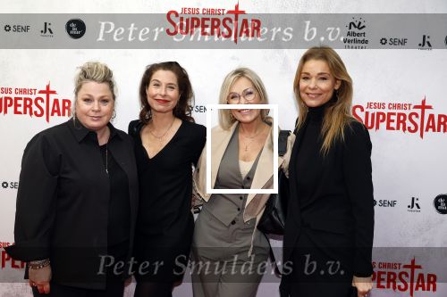 Amsterdam 21 januari 2024
Premiere Jesus Christ Superstar in het DeLaMar theater. Rian Gerritsen, Sandra Mattie, Tanja Jess en Froukje de Both