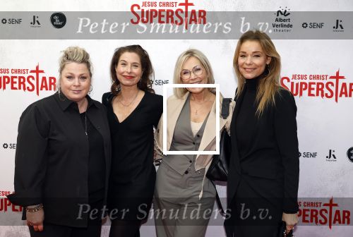 Amsterdam 21 januari 2024
Premiere Jesus Christ Superstar in het DeLaMar theater. Rian Gerritsen, Sandra Mattie, Tanja Jess en Froukje de Both