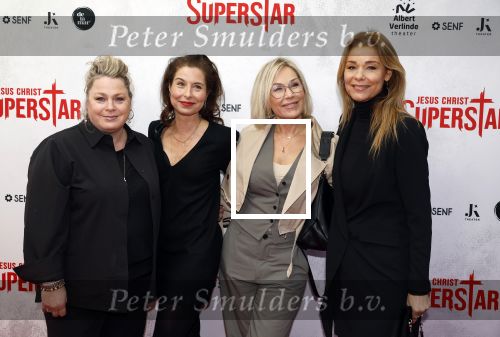 Amsterdam 21 januari 2024
Premiere Jesus Christ Superstar in het DeLaMar theater. Rian Gerritsen, Sandra Mattie, Tanja Jess en Froukje de Both