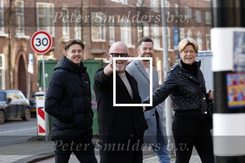 Amsterdam 27 januari 2024
Richard Kramer met vrouw en zoons in Amsterdam zuid.