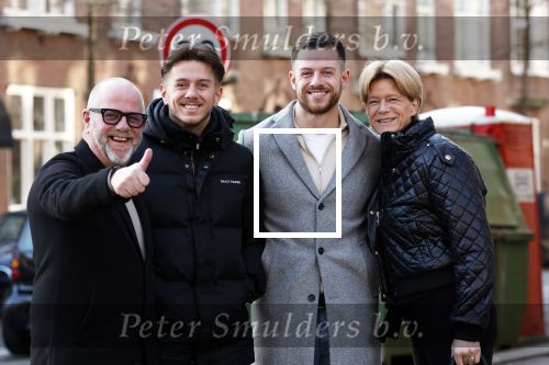 Amsterdam 27 januari 2024
Richard Kramer met vrouw en zoons in Amsterdam zuid.