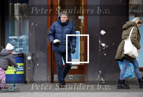 Amsterdam 20 januari 2024
Robert ten Brink op de fiets bij de Albert Heijn