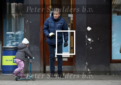 Amsterdam 20 januari 2024
Robert ten Brink op de fiets bij de Albert Heijn