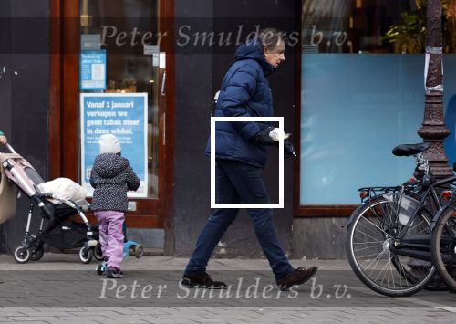 Amsterdam 20 januari 2024
Robert ten Brink op de fiets bij de Albert Heijn