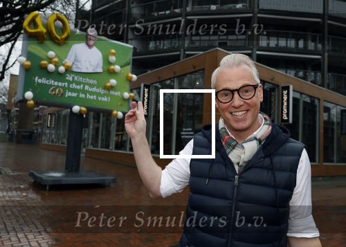 Hilversum 29 februari 2024
Presentatie Billboard van Rudolph v Veen die 40 jaar kok is .