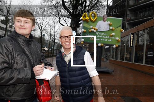 Hilversum 29 februari 2024
Presentatie Billboard van Rudolph v Veen die 40 jaar kok is .