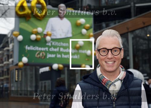 Hilversum 29 februari 2024
Presentatie Billboard van Rudolph v Veen die 40 jaar kok is .
