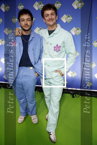 Hilversum 27 januari 2024
Zapp awards in studio 21 . Sahil AmarAissa (links) en Jurre Geluk