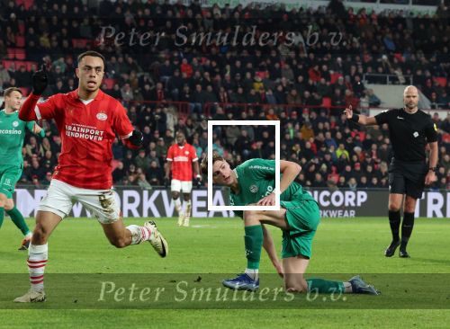 Eindhoven, 27 Januari 2023 
PSV-Almere City, eindstand 2-0
Sergino Dest
