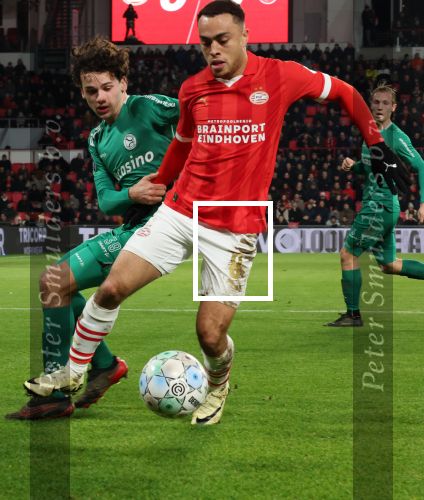 Eindhoven, 27 Januari 2023 
PSV-Almere City, eindstand 2-0
Sergino Dest