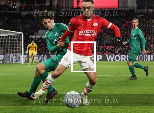Eindhoven, 27 Januari 2023 
PSV-Almere City, eindstand 2-0
Sergino Dest
