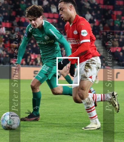 Eindhoven, 27 Januari 2023 
PSV-Almere City, eindstand 2-0
Sergino Dest
