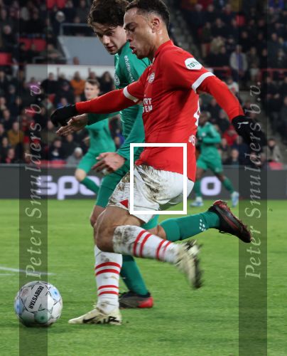 Eindhoven, 27 Januari 2023 
PSV-Almere City, eindstand 2-0
Sergino Dest
