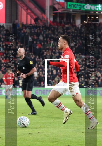 Eindhoven, 27 Januari 2023 
PSV-Almere City, eindstand 2-0
Sergino Dest
