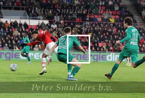 Eindhoven, 27 Januari 2023 
PSV-Almere City, eindstand 2-0
Sergino Dest