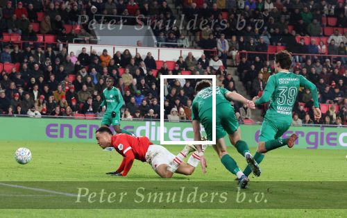 Eindhoven, 27 Januari 2023 
PSV-Almere City, eindstand 2-0
Sergino Dest