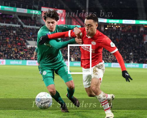 Eindhoven, 27 Januari 2023 
PSV-Almere City, eindstand 2-0
Sergino Dest